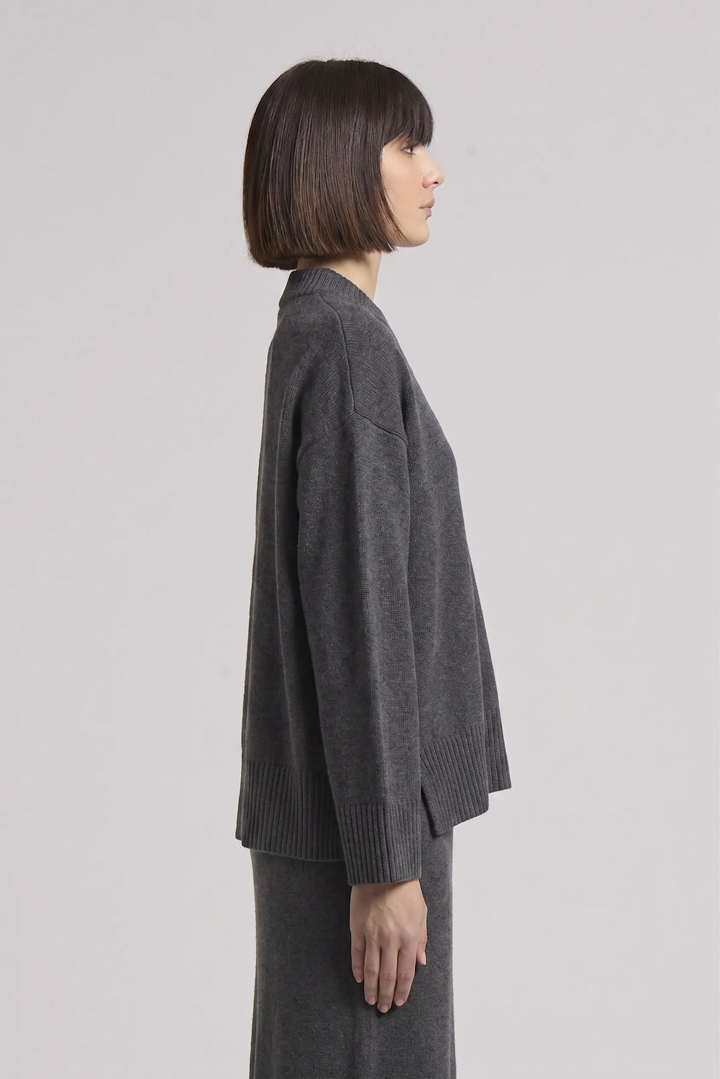 Seide Kaschmir Pullover V-Ausschnitt
