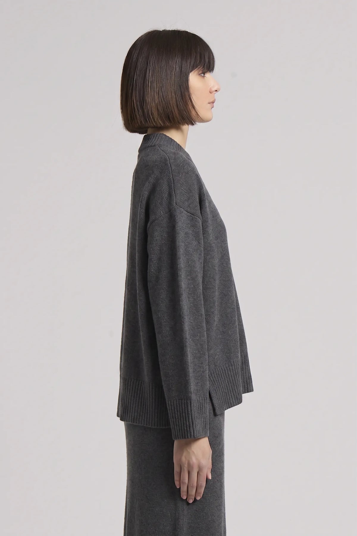 Seide Kaschmir Pullover V-Ausschnitt
