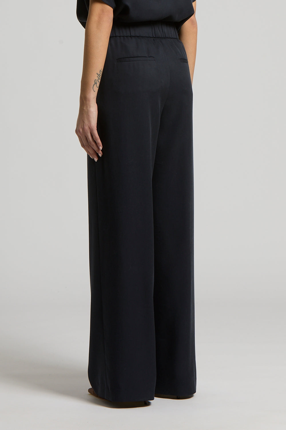Tencel Wide-Leg Broek