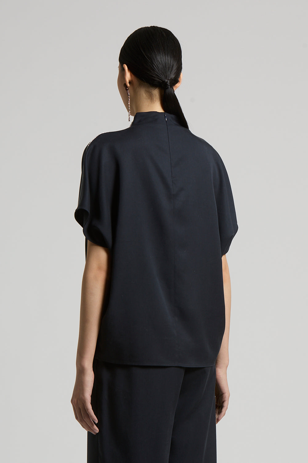 Fließende Bluse Tencel Twill