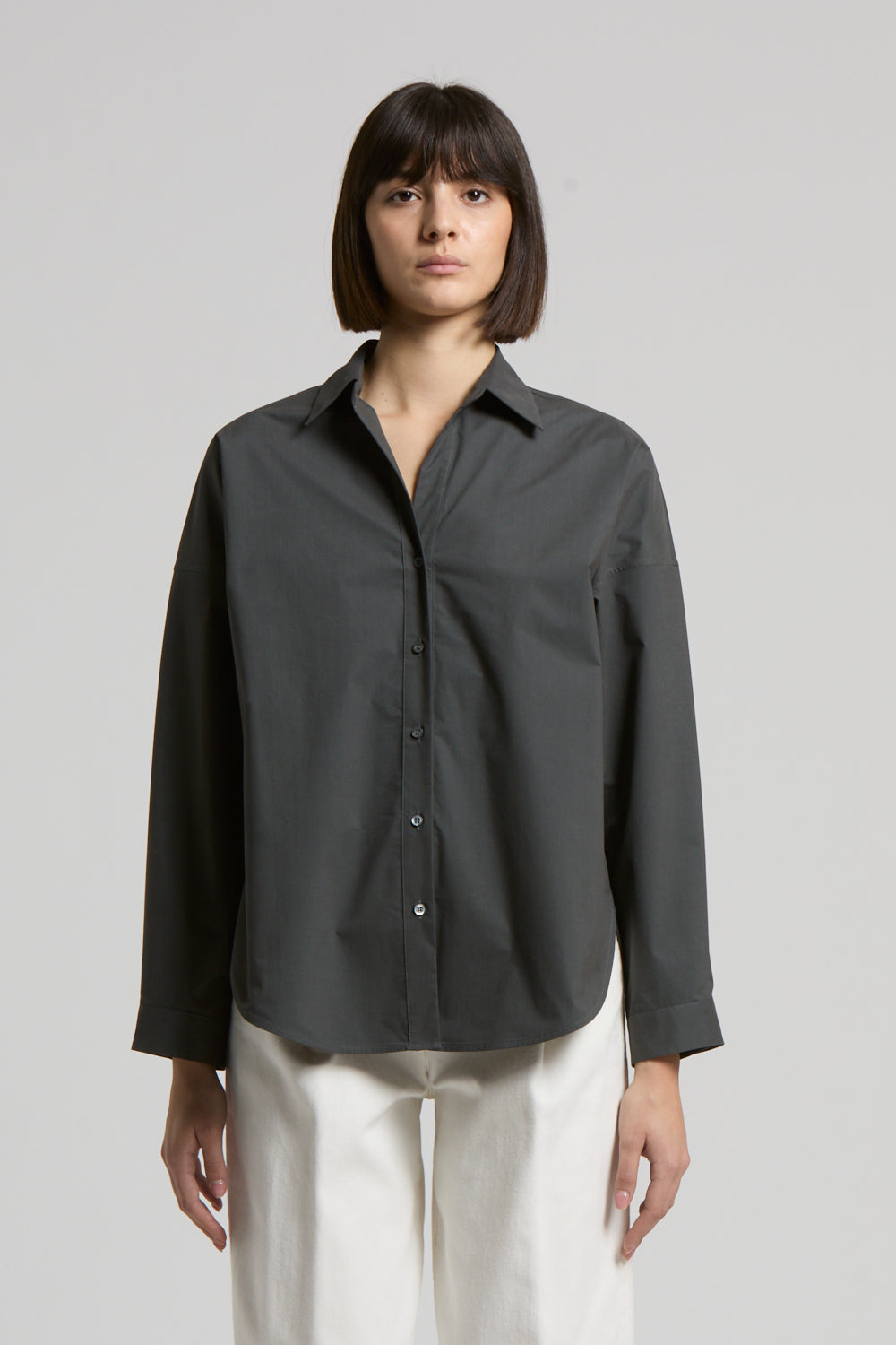Bluse Frosted Stretch Popeline