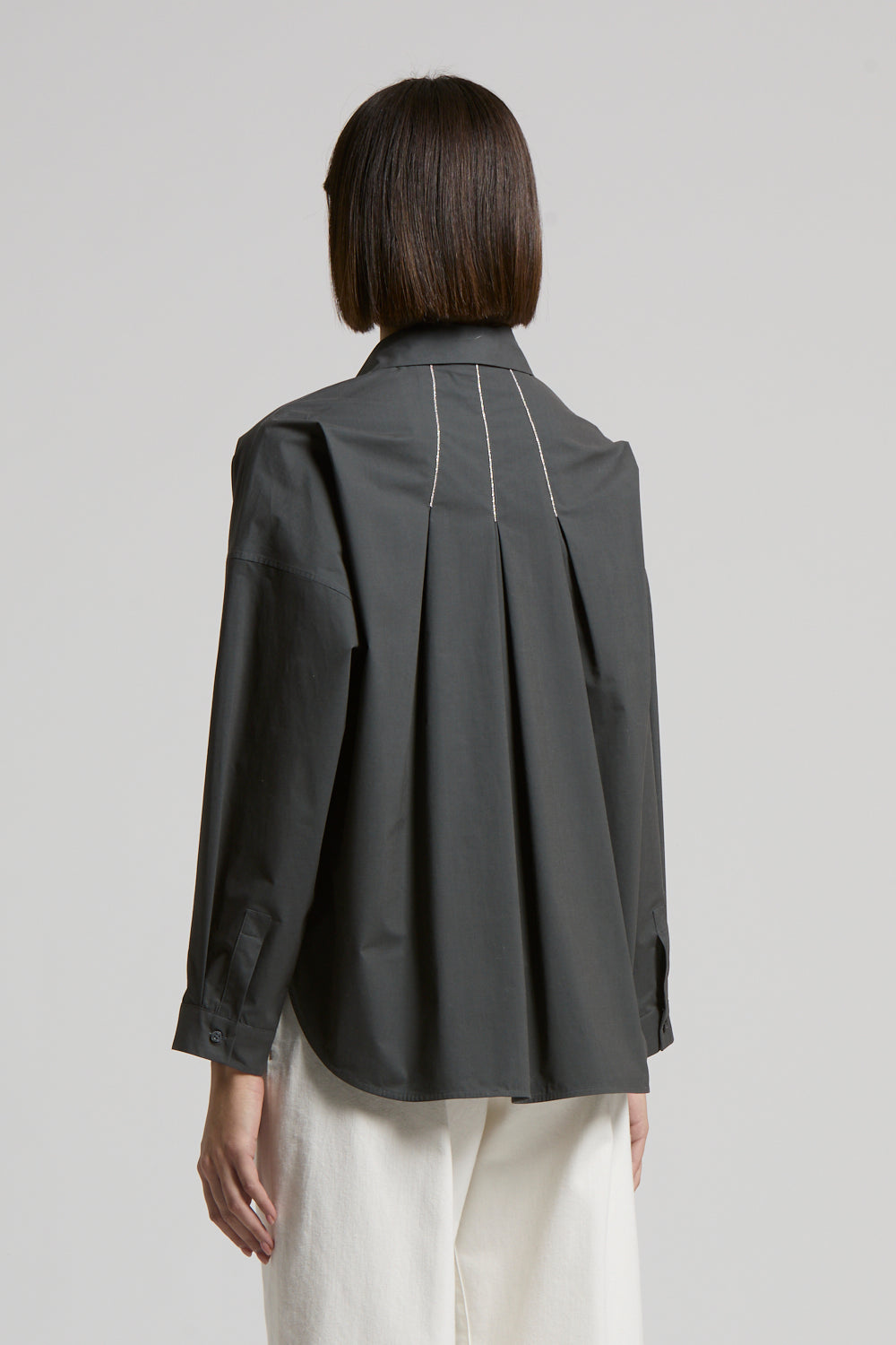 Bluse Frosted Stretch Popeline