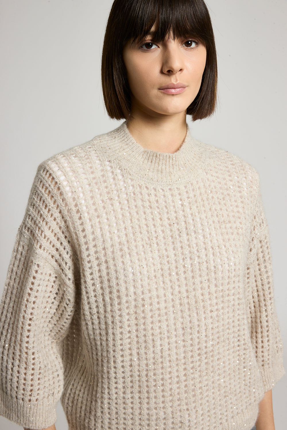Alpaca Mohair Bouclé Trui