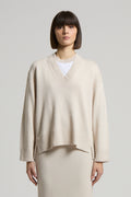 Seide Kaschmir Pullover V-Ausschnitt