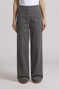 Wide-Leg Hose Gabardine