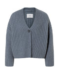 Gerippte Strickjacke Gatha