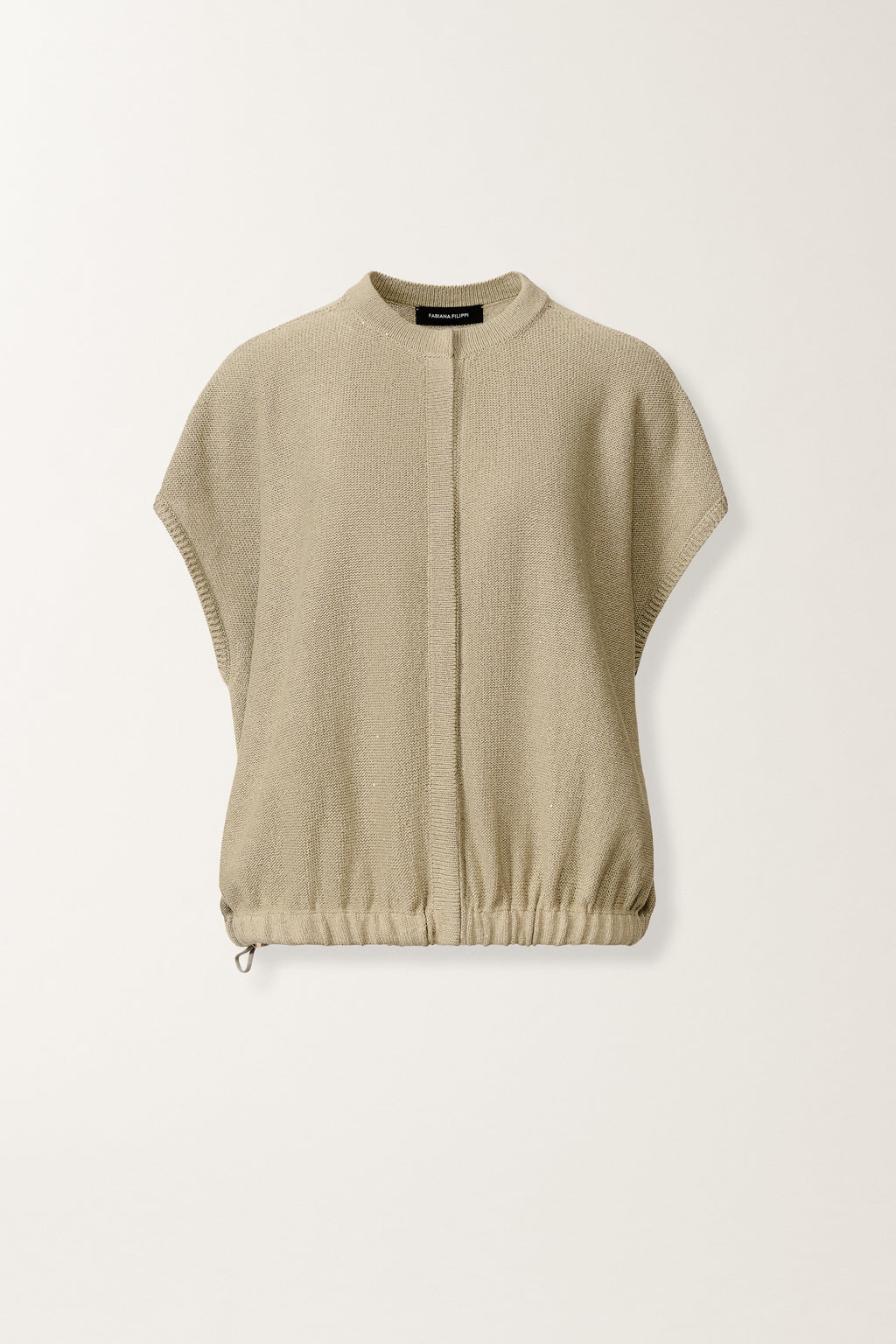 Cardigan Cropped Sequin Mouwloos