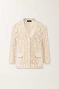 Cardigan Sequin Diamond Stitch