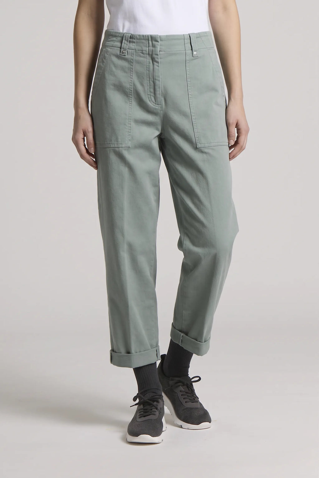 Stretch Twill Hose Cropped