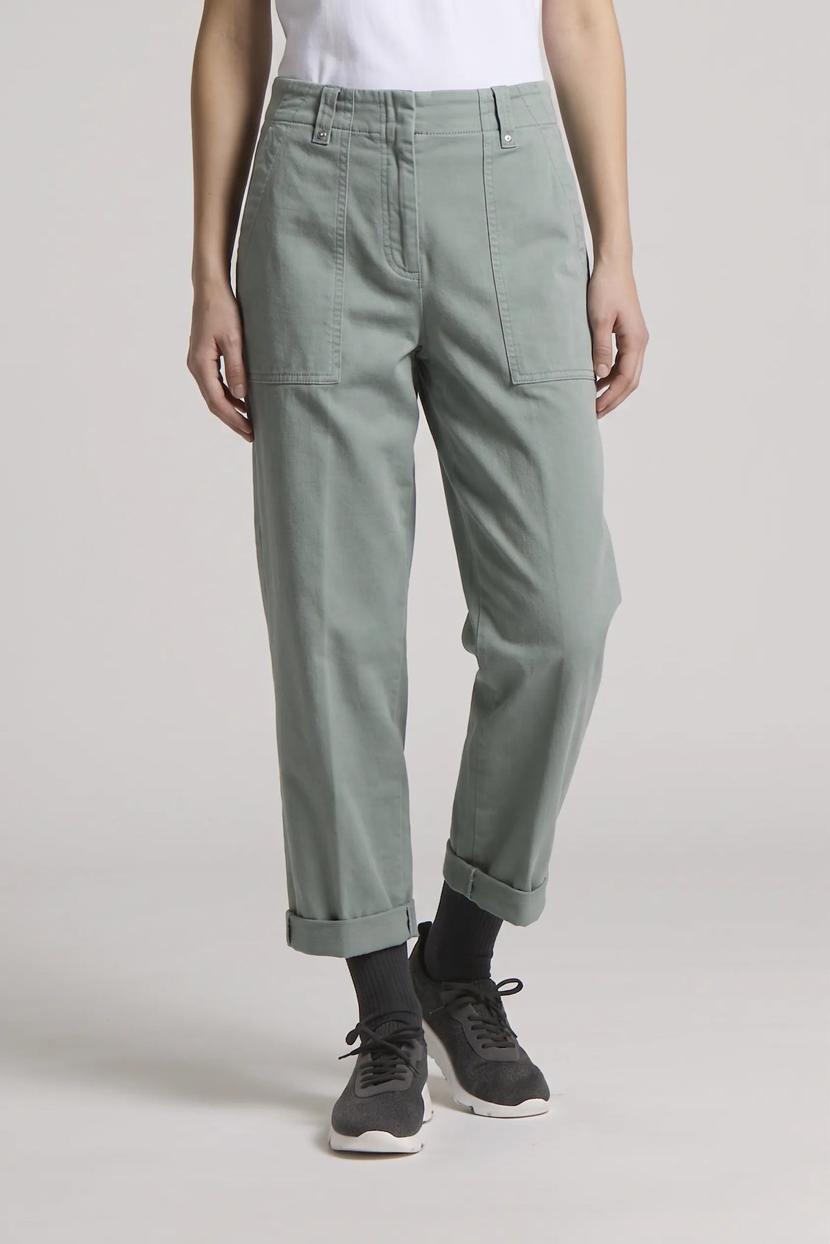 Stretch Twill Hose Cropped