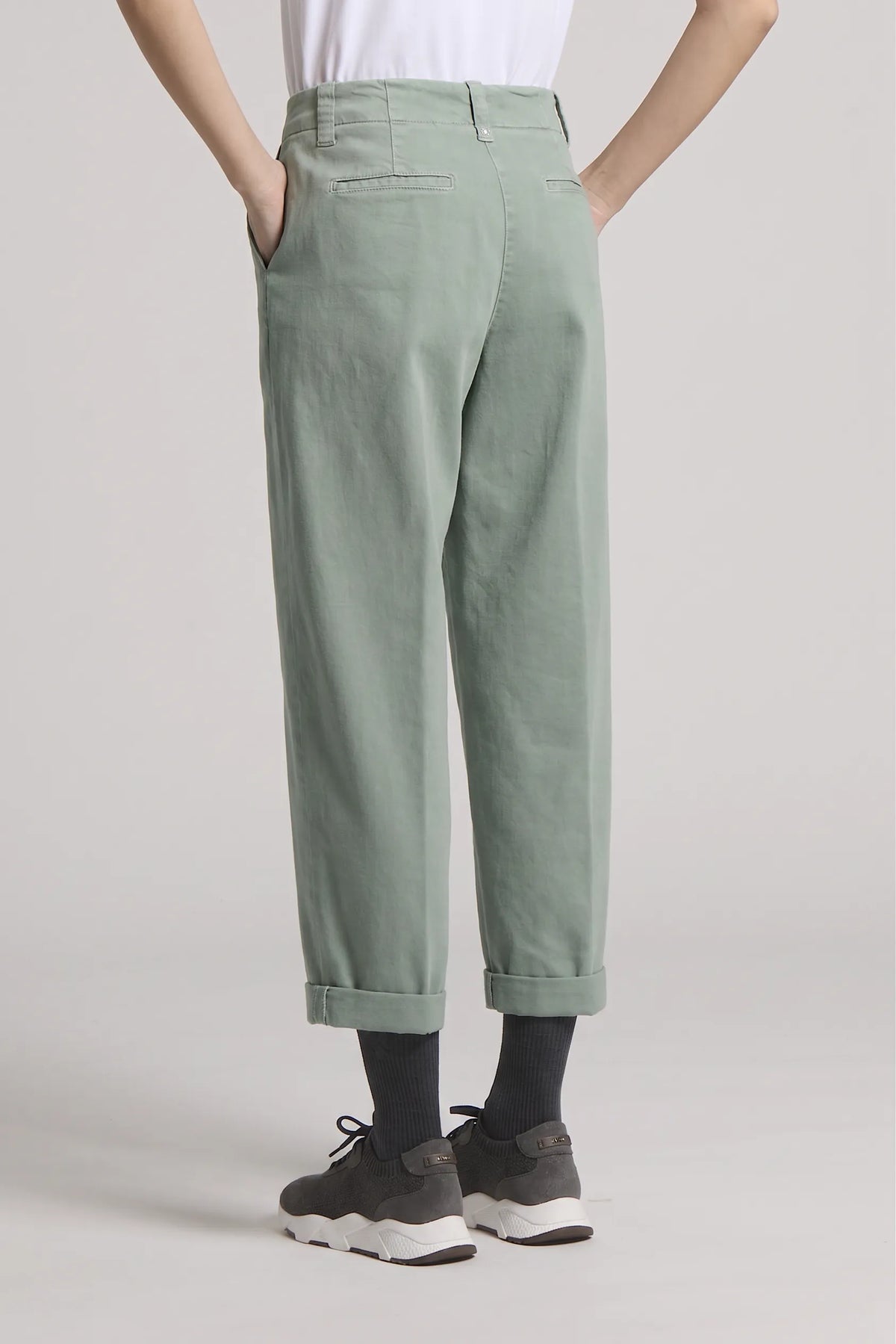 Stretch Twill Hose Cropped