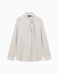 Blouse met Strikkraag