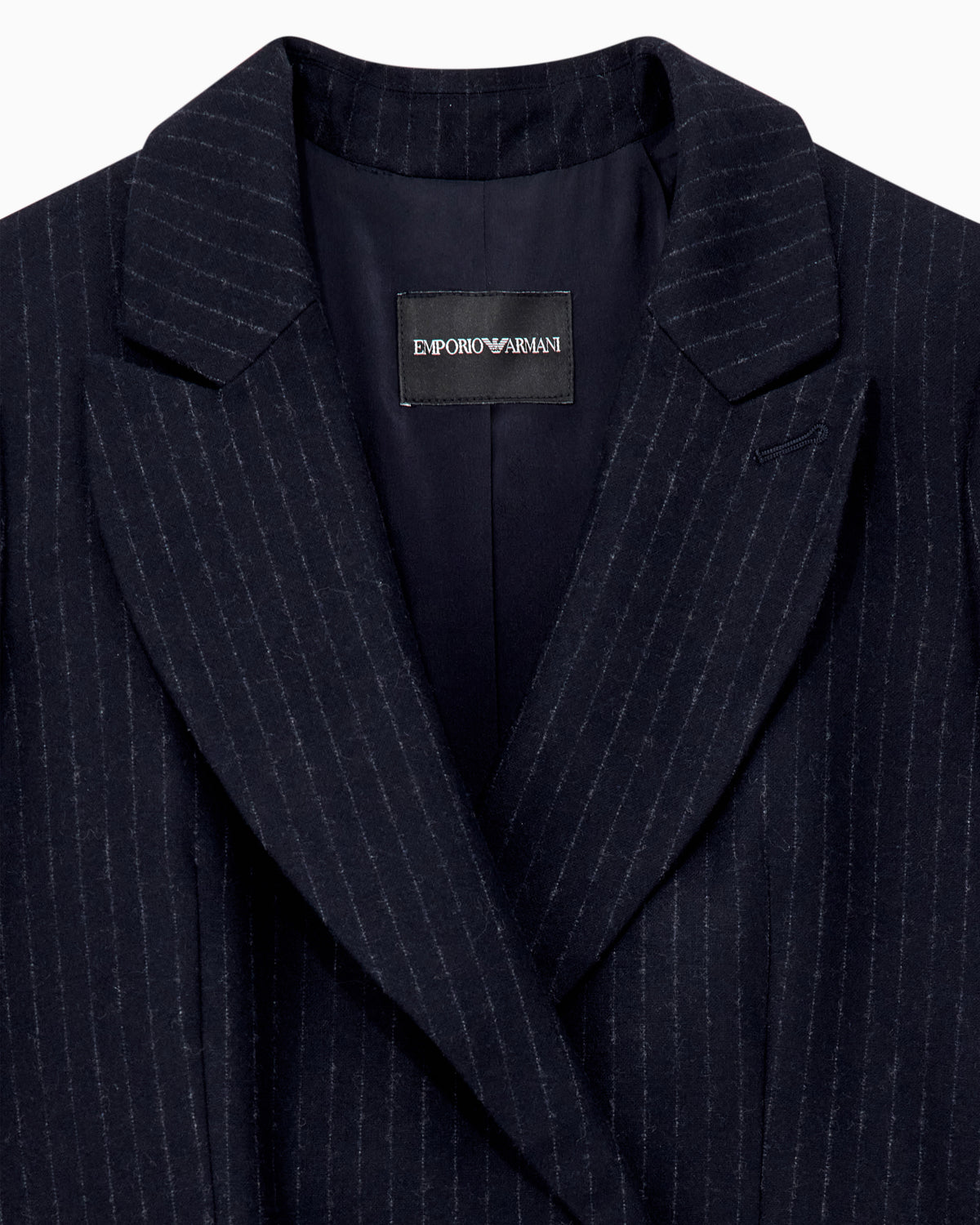 Blazer met Krijtstreep en Puntrevers