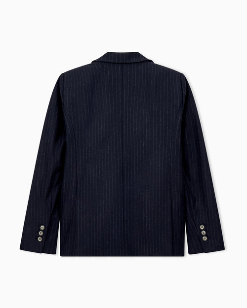 Blazer met Krijtstreep en Puntrevers