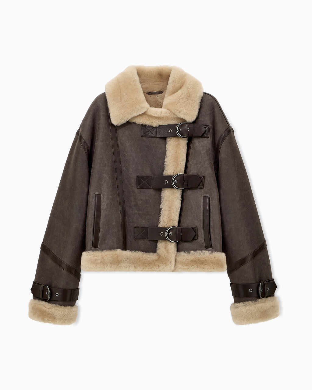 Jack van Shearling met Gespen