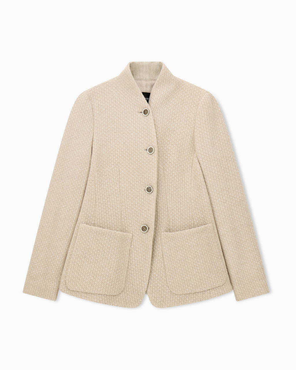 Blazer with Textured Weave