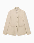 Blazer with Textured Weave