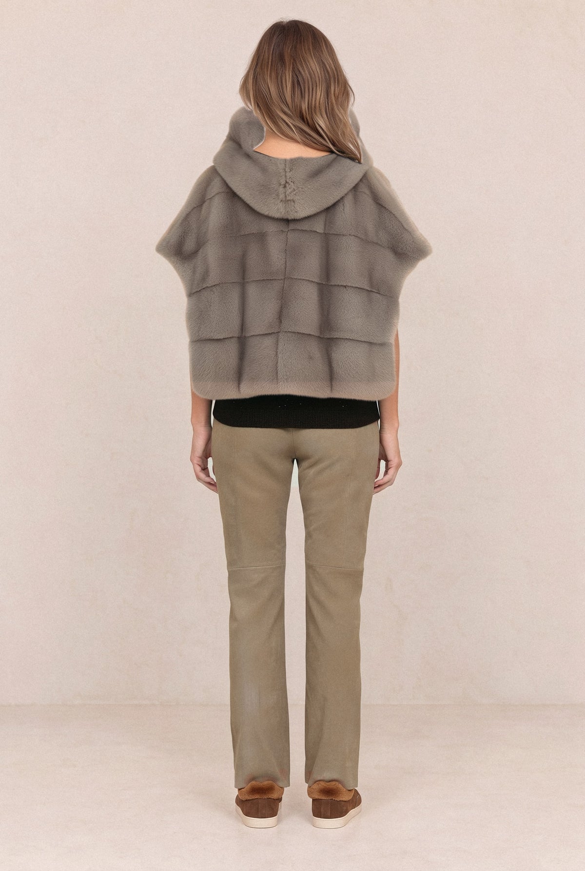 Cape in Mink with Hood