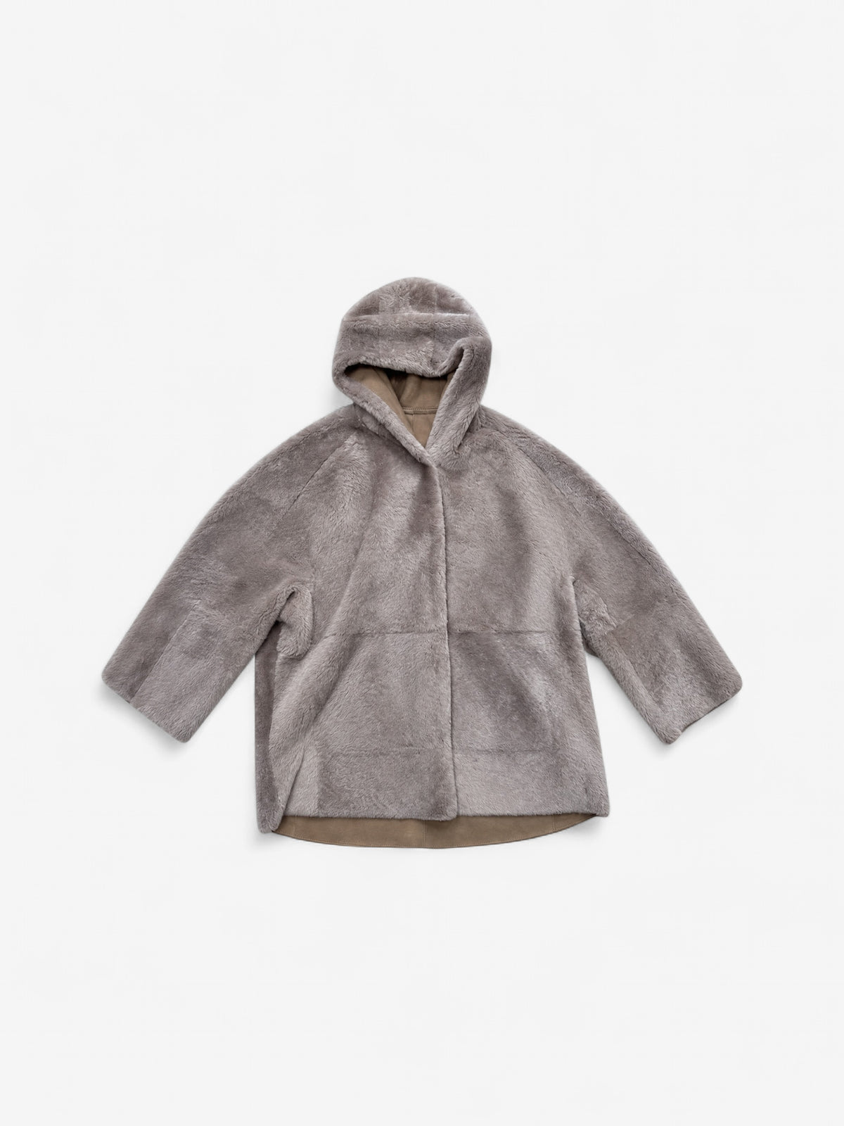 Lammy Coat Greta Omkeerbaar met Capuchon
