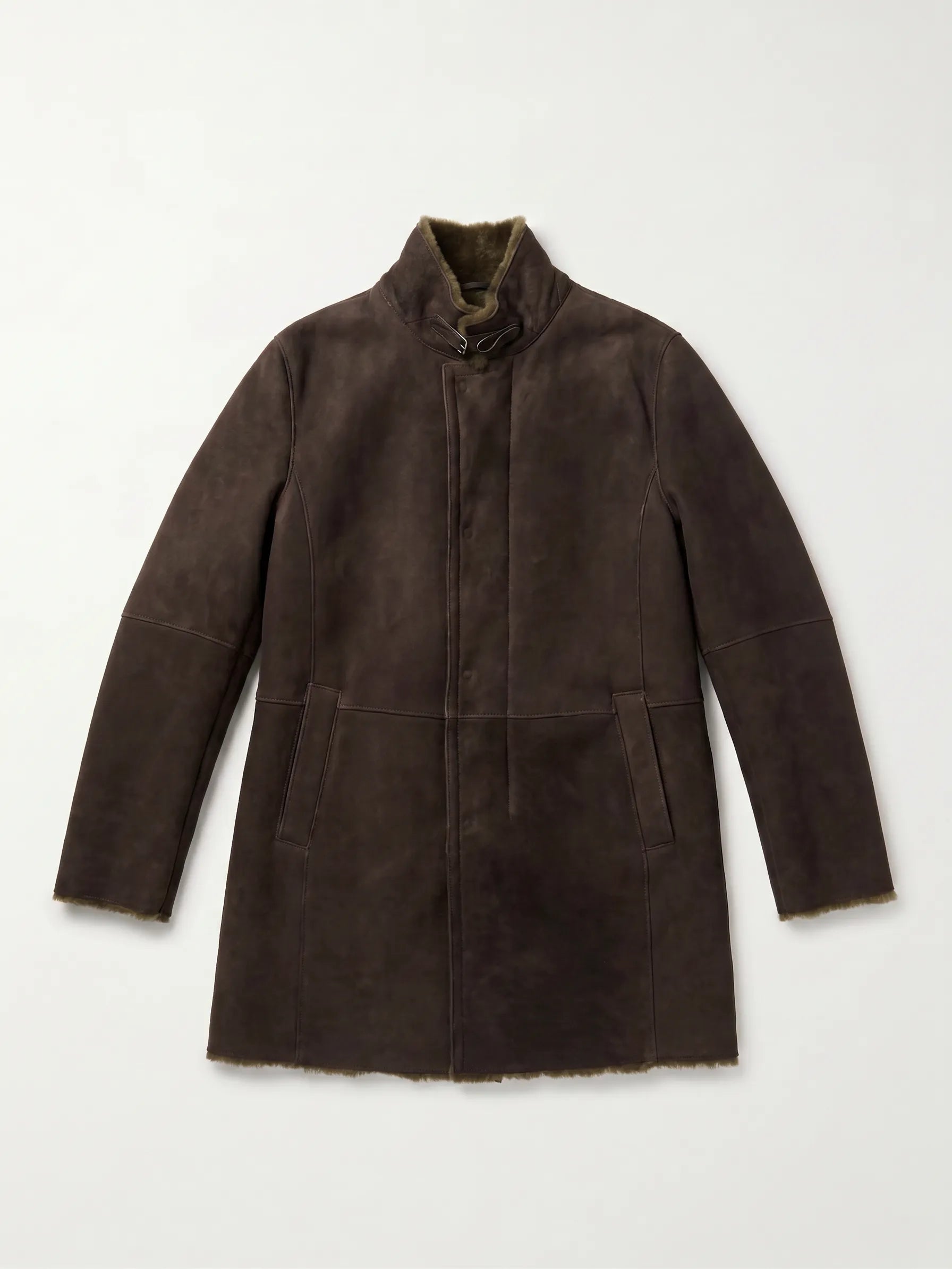 Lammy Coat Vittorio Donkerbruin