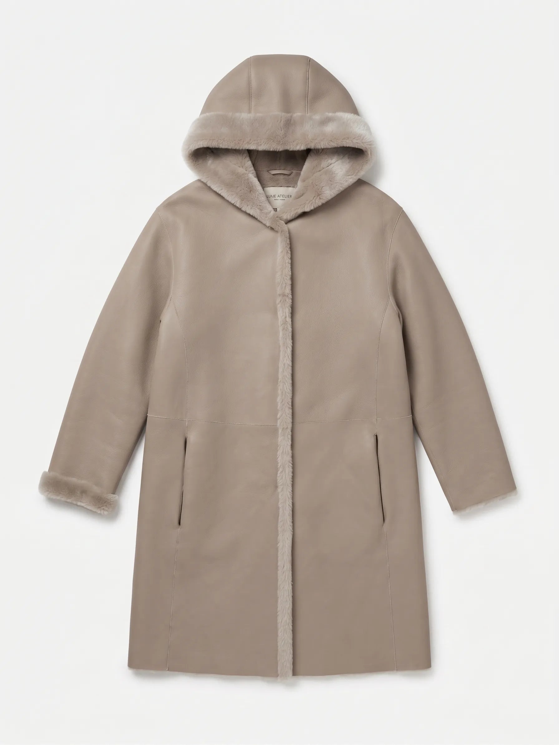 Reversible Shearling Merino Jas