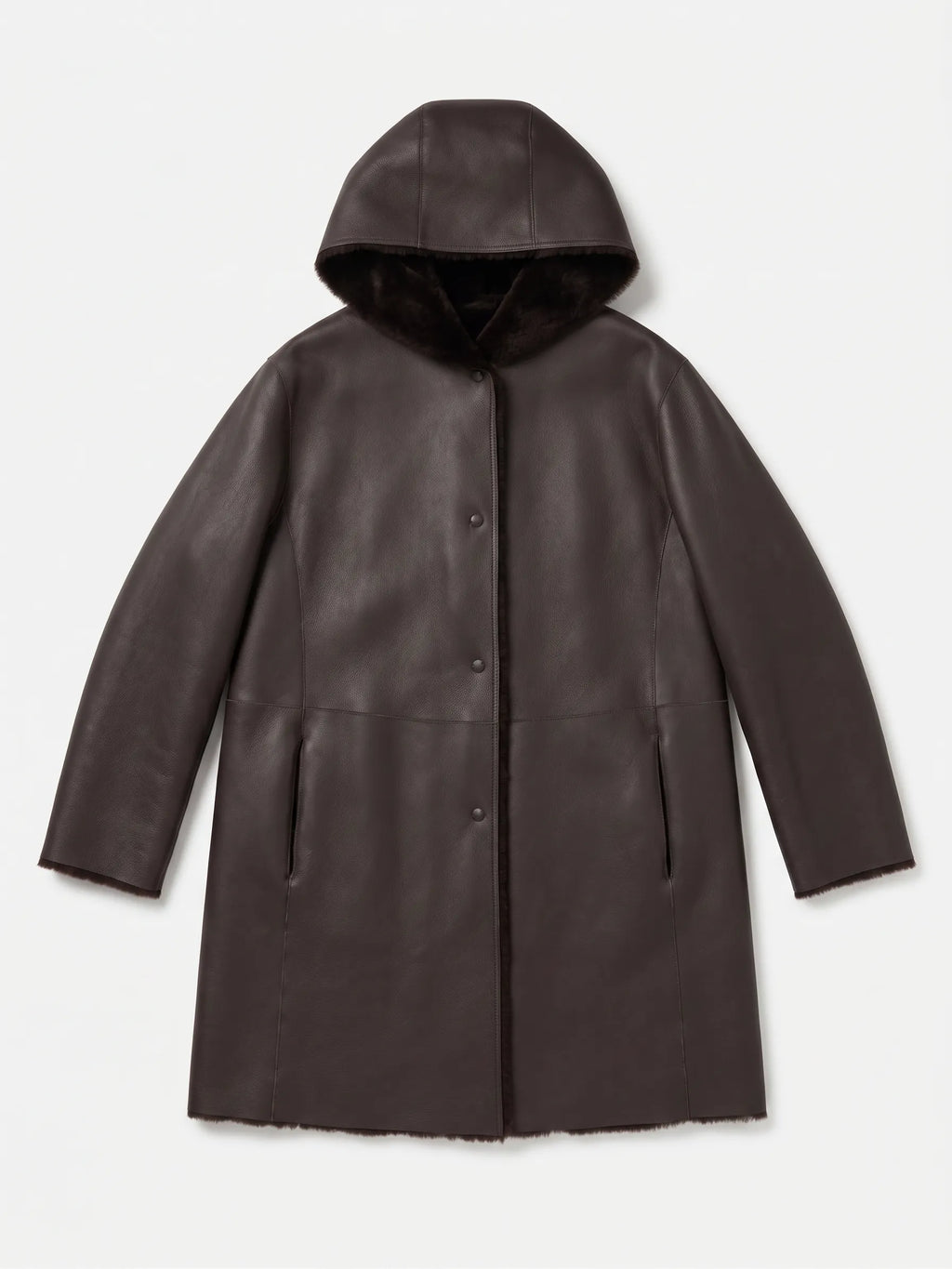 Reversible Shearling Merino Jas