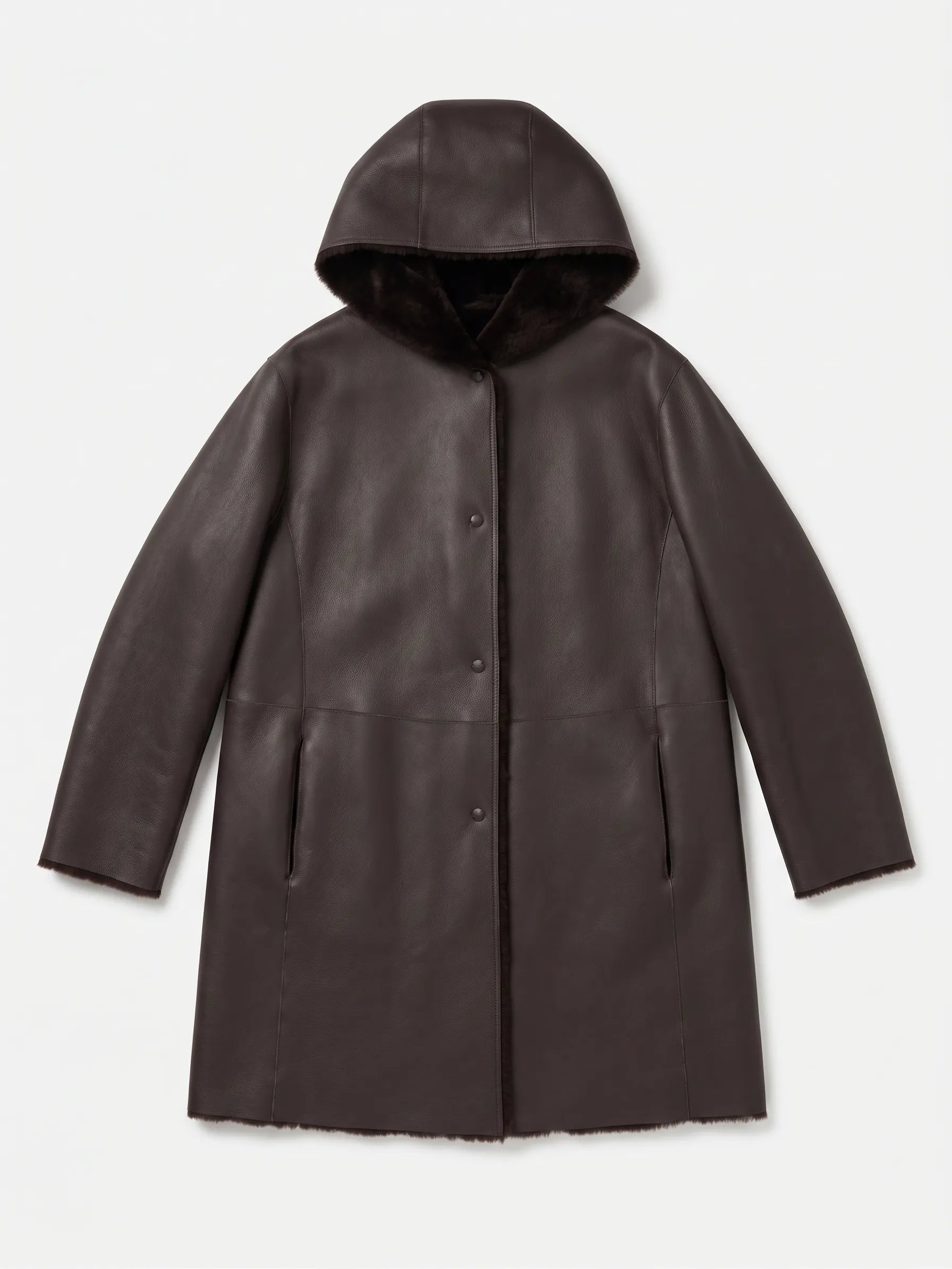 Reversible Shearling Merino Jas