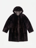 Reversible Shearling Merino Jas