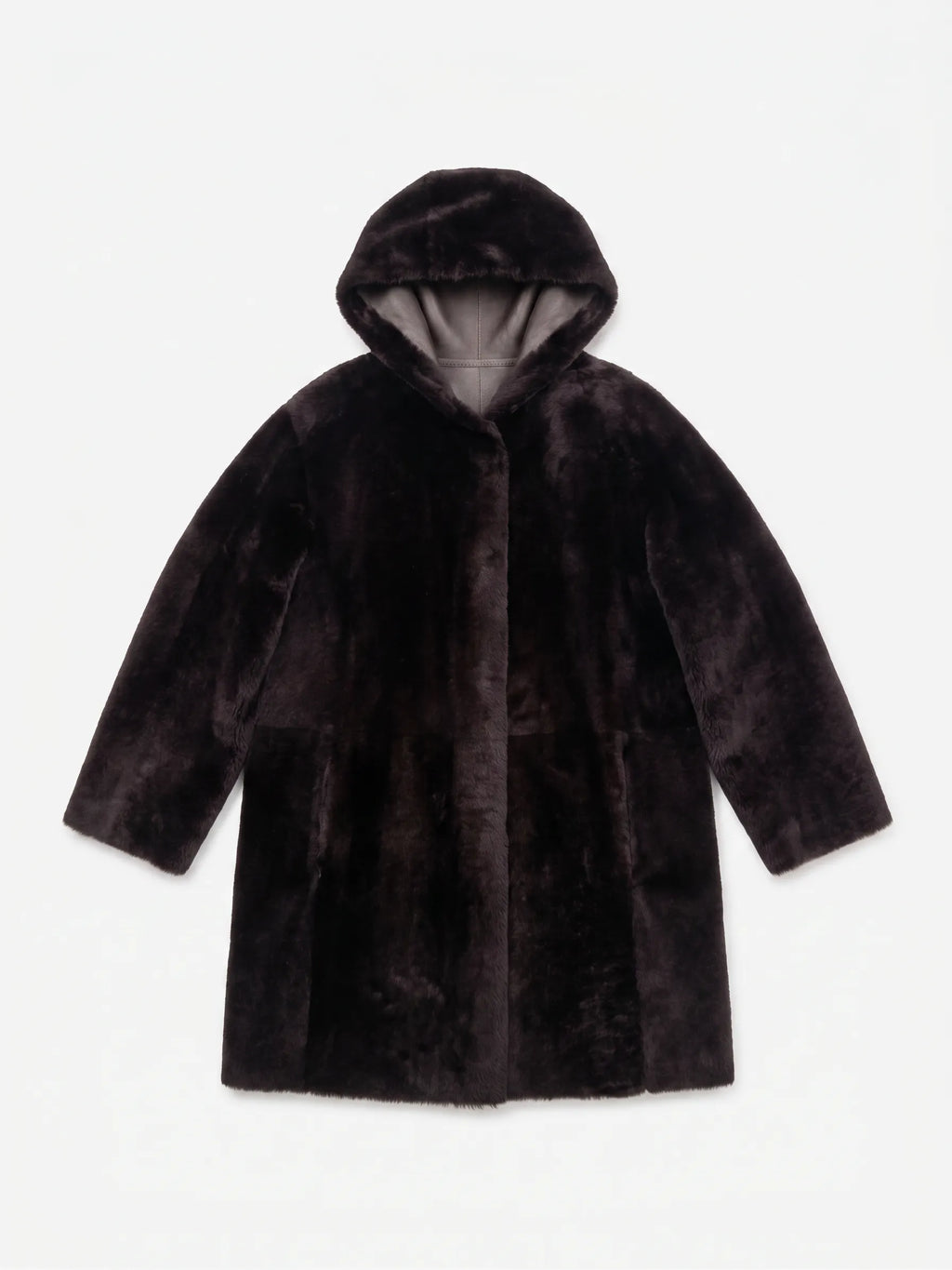 Reversible Shearling Merino Jas