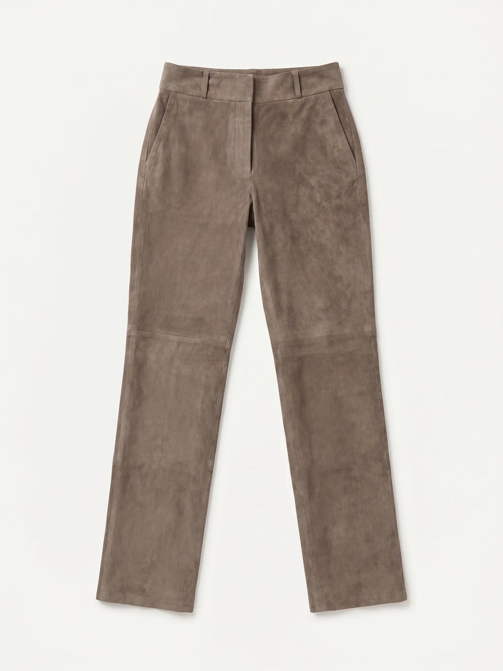 Broek Stretch Lamsvel Taupe